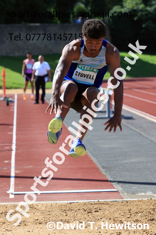 Decathlon long jump, 2025 EAP International Combined Events, Hexham, Northumberland.  Photo: David T. Hewitson/Sports for All Pics